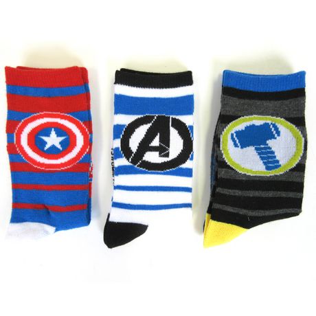 Avengers Boys' Crew Socks, Pack of 3 | Walmart Canada
