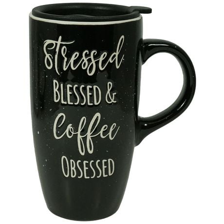 Coffee Obsessed Travel Mug, 19 OZ Travel Mug