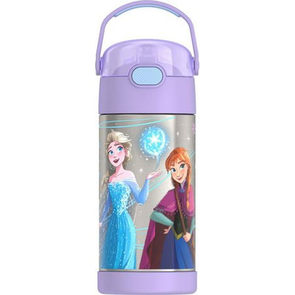 Thermos Funtainer 12 Oz Vacuum Insulated Straw Bottle, Frozen, ,12 OZ Bottle