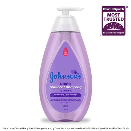 Shampoing apaisant JOHNSON’S®, Sans parabènes 600ml