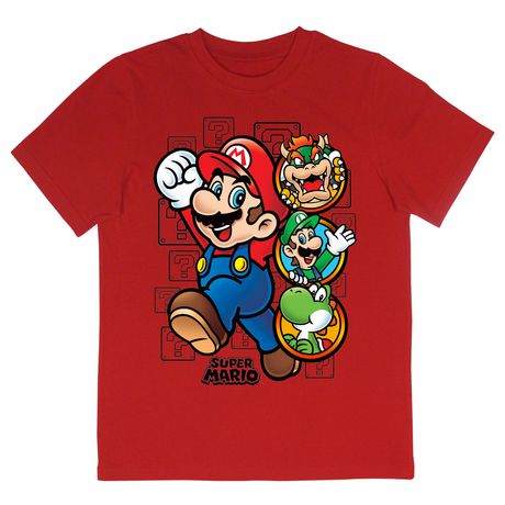 Imperialisme agitatie Misverstand Super Mario Boys' Short Sleeve T-Shirt | Walmart Canada