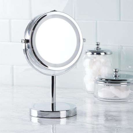 Home Trend Lighted Vanity Mirror 10, Menards Round Vanity Mirror