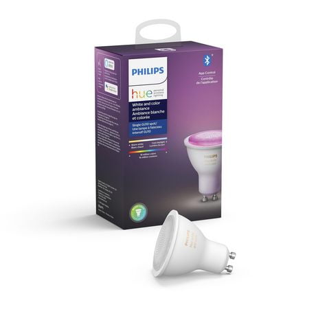 Philips Hue ampoule simple GU10 lumière colorée avec Bluetooth