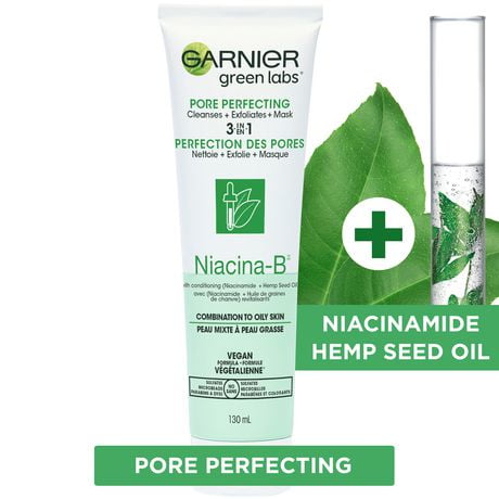 GARNIER GREEN LABS PORE PERFECTING 3-IN-1 NIACINA-B, 130ML | Walmart Canada