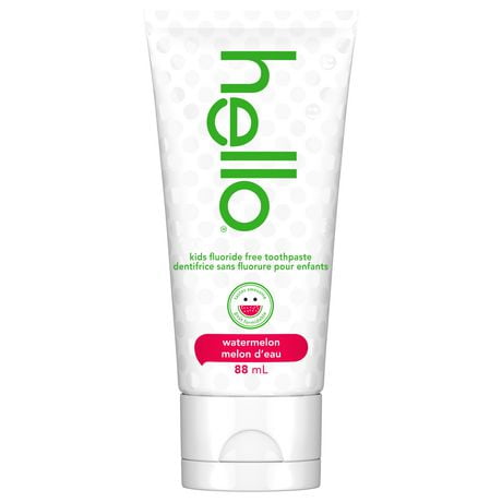 Hello Watermelon All Ages Kids Fluoride Free Toothpaste - 88 mL, Hello Watermelon Kids Toothpaste