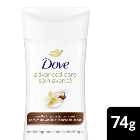 Dove Advanced Care Vanilla & Cocoa Butter Scent Antiperspirant, 74 g Antiperspirant