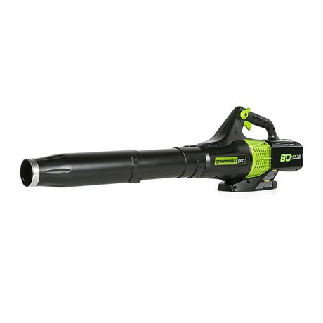 Greenworks PRO 80V 145 MPH - 580 CFM Cordless Jet Blower, 2.5 AH ...