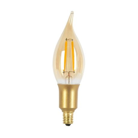 60W Equivalent Soft White (2200K) Vintage Edison Dimmable LED Light Bulb, E26 Base, 310 Lumens