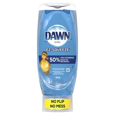Détergent à vaisselle liquide Dawn EZ-Squeeze Ultra, parfum Original 443 mL