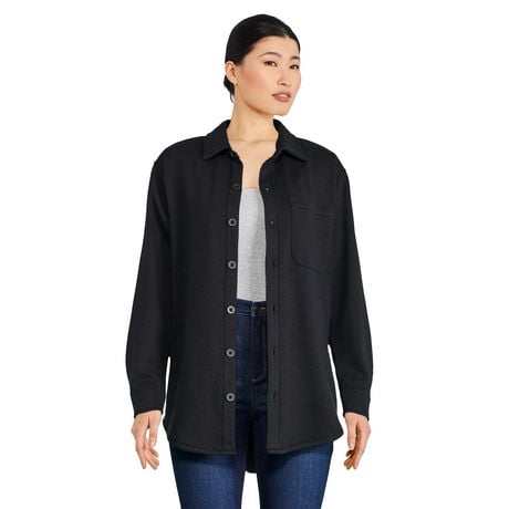 George Women's Fleece Shacket | Walmart Canada