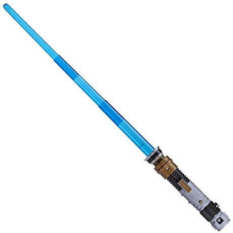 Star Wars Lightsaber Forge Obi-Wan Kenobi Electronic Blue Lightsaber, Customizable Roleplay Toy, Star Wars Toy for Kids Ages 4 and Up