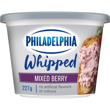 Philadelphia Mixed Berry Whipped Cream Cheese Product, 227g