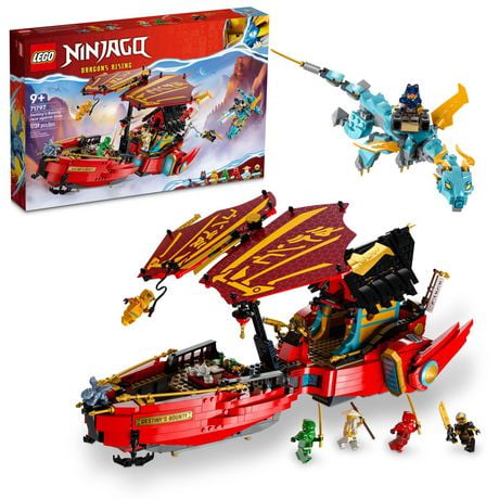 LEGO Ninjago Le QG des ninjas – La course contre la montre 71797 Ensemble de construction (1739 pièces)