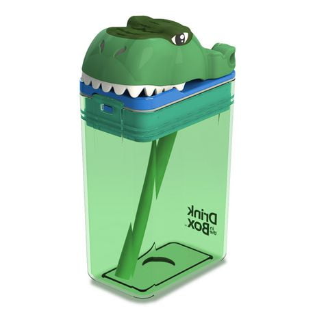 Drink in the Box - Enfants FunTops - Tony T-Rex - Conteneur réutilisable écologique pour boissons et jus de fruits