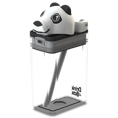 Drink in the Box - Enfants FunTops - Panda Panda - Conteneur réutilisable écologique pour boissons et jus de fruits