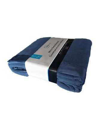 Mainstays Solid Blue Micro Fleece Blanket | Walmart Canada
