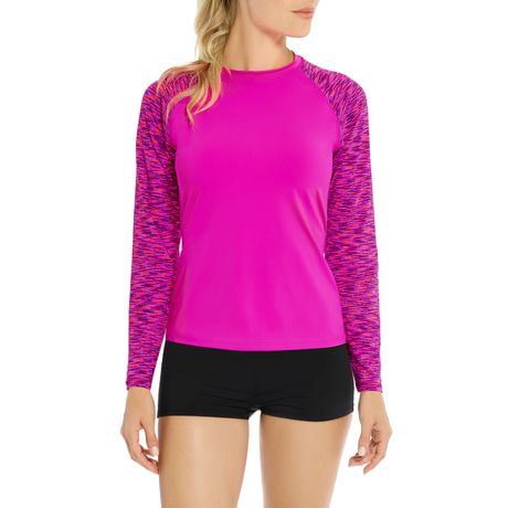 Athletic Works Women's Long Sleeve Swim Rash Guard | Walmart Canada