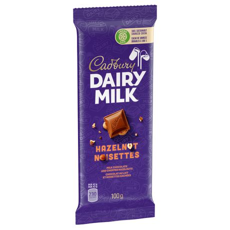 Cadbury Dairy Milk Hazelnut, 100 g | Walmart Canada