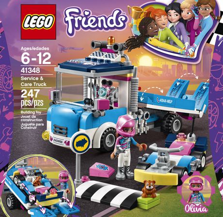 lego friends service and care truck 41348