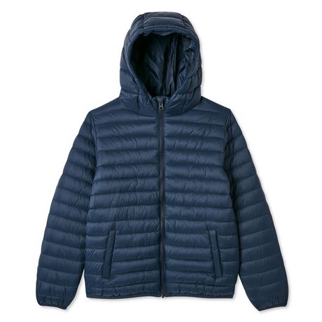 George Boys' Hooded Puffer Jacket - Walmart.ca