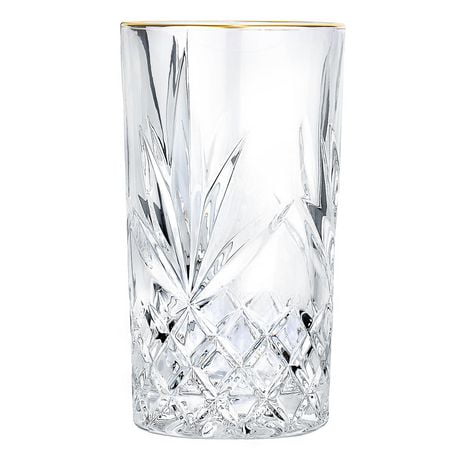 Ashford Gold Highball Glass 320 ml Set of 4