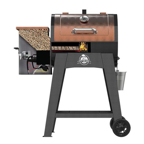 Pit Boss Lexington 500 sq. in. Wood Pellet Grill w/ Flame Broiler and ...