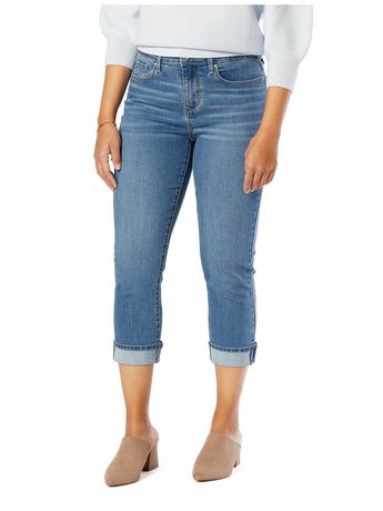 Signature by Levi Strauss & Co.™ Women's Mid Rise Capri Pants | Walmart ...