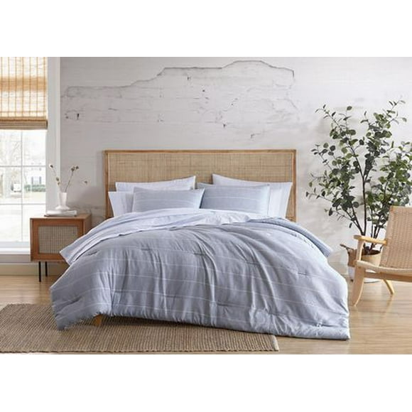 SOCIAL STANDARD by sanctuary 3 Piece Comforter Set, Recycled Microfiber, Wrinkle Resistant, Eco Friendly and Easy Care