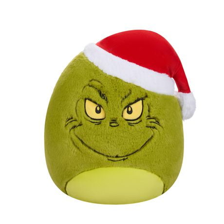 Squishmallows Holiday Dr. Seuss Fuzzamallows 12" Plush - Grinch in a Santa Hat, Le monde merveilleux de Squish !