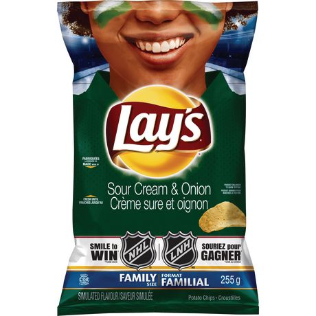 chips sour onion potato cream lay