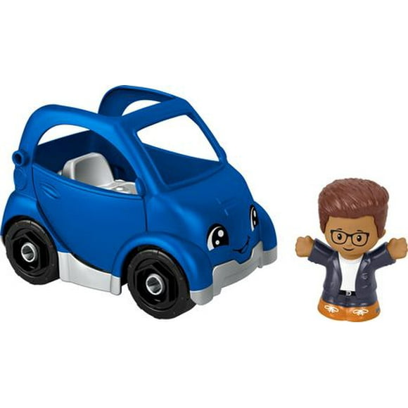 Fisher-Price Little People Electric Vehicle Toy Car & Figure Set for Toddlers, 2 Pieces