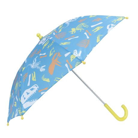 Assorted Solid Colour Kids Umbrellas, Blue Dino umbrella