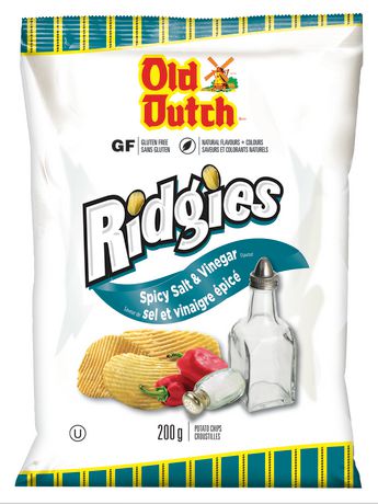 Old Dutch Ridgies Spicy Salt & Vinegar Potato Chips | Walmart Canada