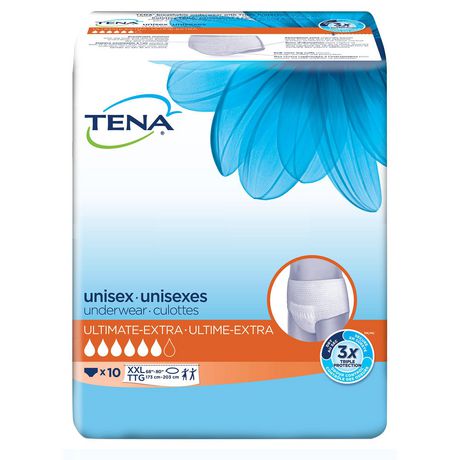 TENA Incontinence Underwear, Ultimate, 2X-Large, 10 Count | Walmart Canada