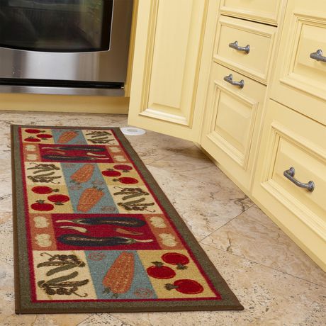 Ottomanson Sara Collection Non-Slip Rubberback 2x5 Kitchen Runner Rugs ...