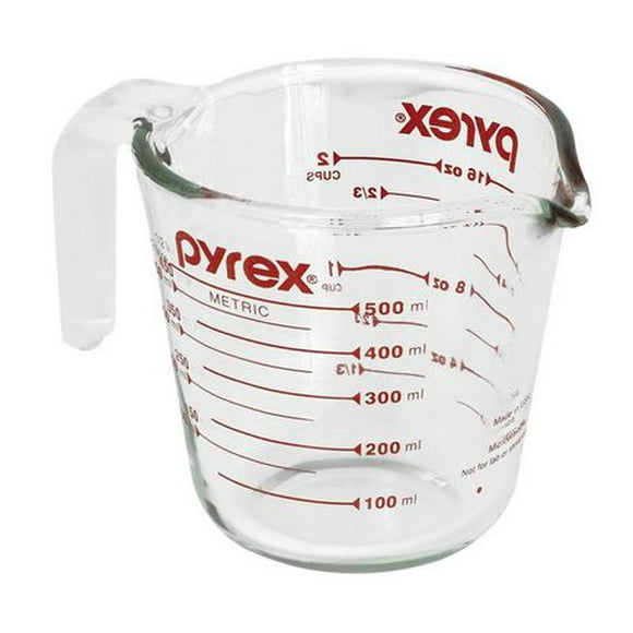 Tasse à mesurer Pyrex Original en verre - 2 tasses/500 mL Tasse à mesurer en verre