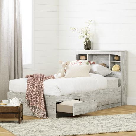 Mates Bed and Bookcase Headboard Set from the collection Aviron South ...