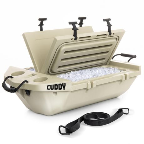 GoSports - Glacière flottante et stockage à sec Cuddy 40QT - Tan