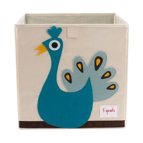 3 Sprouts Peacock Baby Toy Storage Box | Walmart Canada