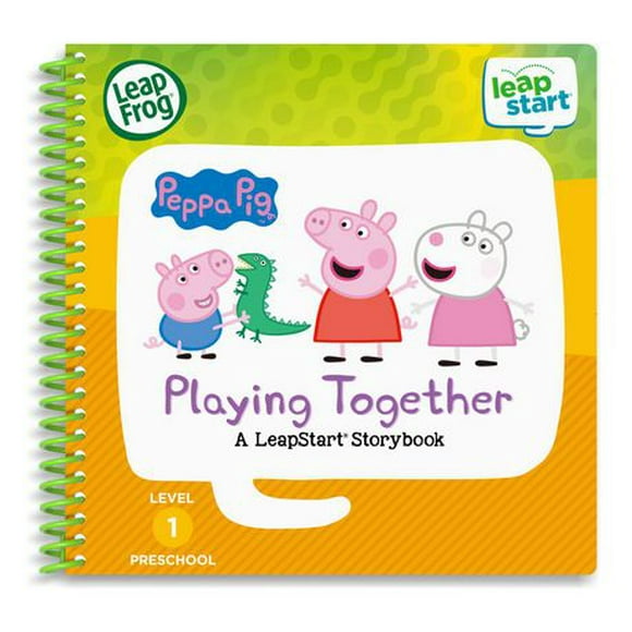 LeapFrog LeapStart Preschool (Level 1) Peppa the Pig Playing Together Storybook - English Version, 2 to 4 years