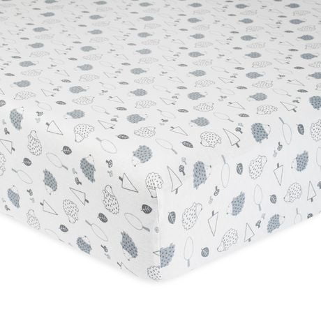 Gerber Organic Fitted Crib Sheet, Hedgehog | Walmart Canada