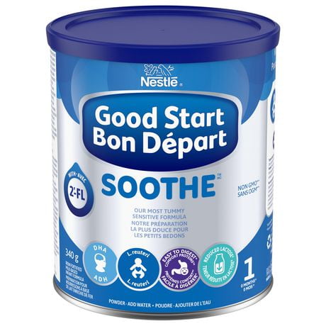 Préparation en poudre BON DÉPART SOOTHE, pour petits bedons sensibles, 340 g 340&nbsp;g