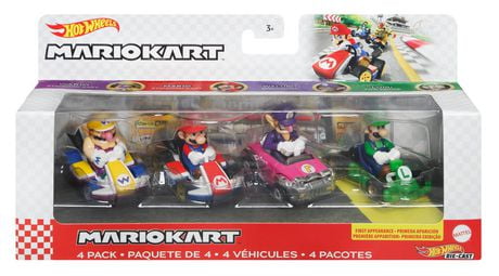 Hot Wheels Mario Kart 4-Pack 3 | Walmart Canada