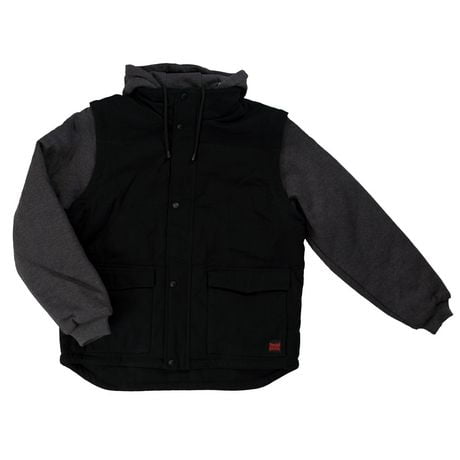 Tough Duck Insulated Bomber Jacket with Zip-Off Sleeves