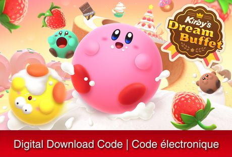 Kirby's Dream Buffet - Nintendo Switch (No Game Cards / Only Digital Code)