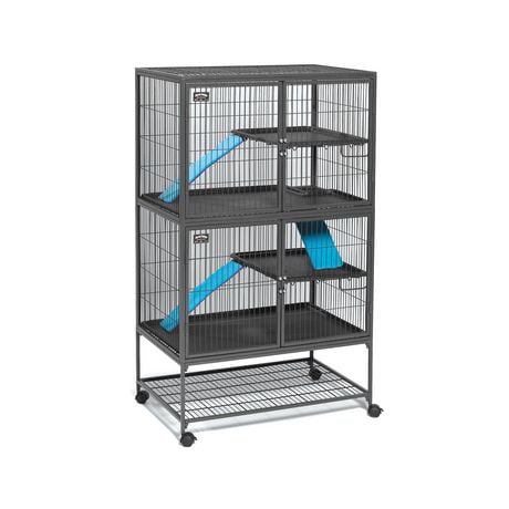 MidWest Ferret Nation 36"x25"x63.25" Double Unit Small Animal Cage