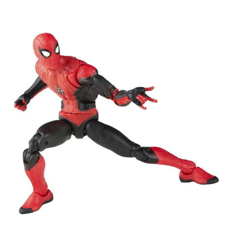 Hasbro Marvel Legends Series, figurine Spider-Man costume amélioré de 15 cm avec design premium et 4 accessoires
