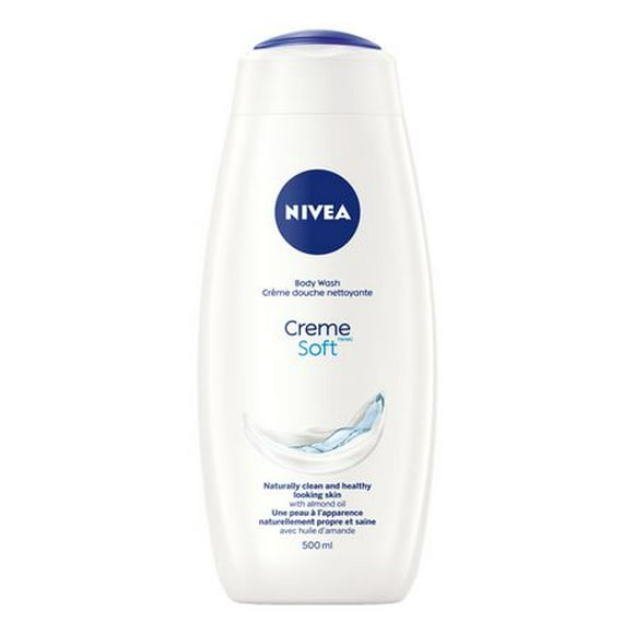 NIVEA Creme Soft Body Wash  for Women with Almond Oil | Body Cleanser | Shower Cream for all skin types, Dermatologically tested, 500 mL