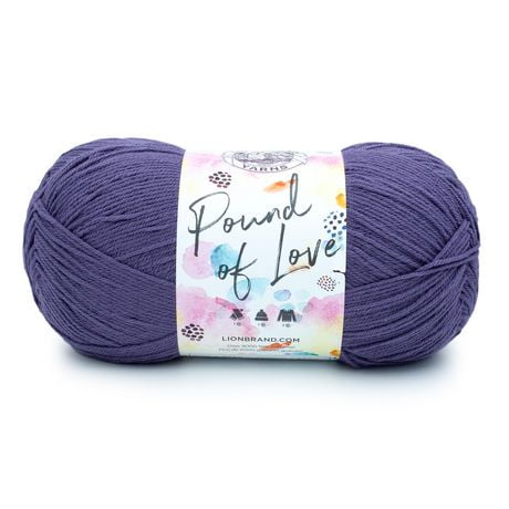 Lion Brand Pound of Love Yarn #4 Medium Premium Acrylic Yarn 454g /932m 1 Ball