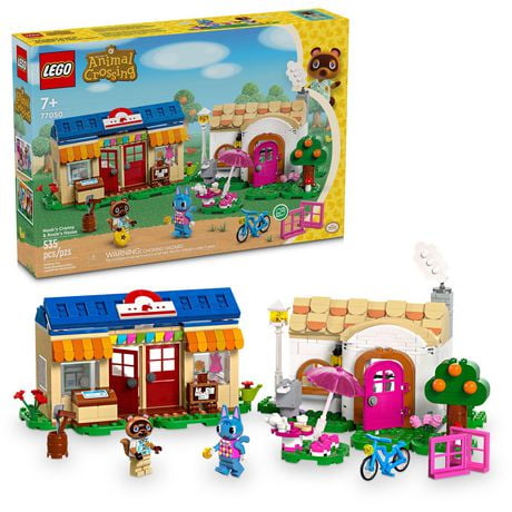 LEGO Animal Crossing La Boutique Nook et la maison de Rosie 77050 Ensemble de construction (535 pièces) Comprend 535 pièces, 7+ ans